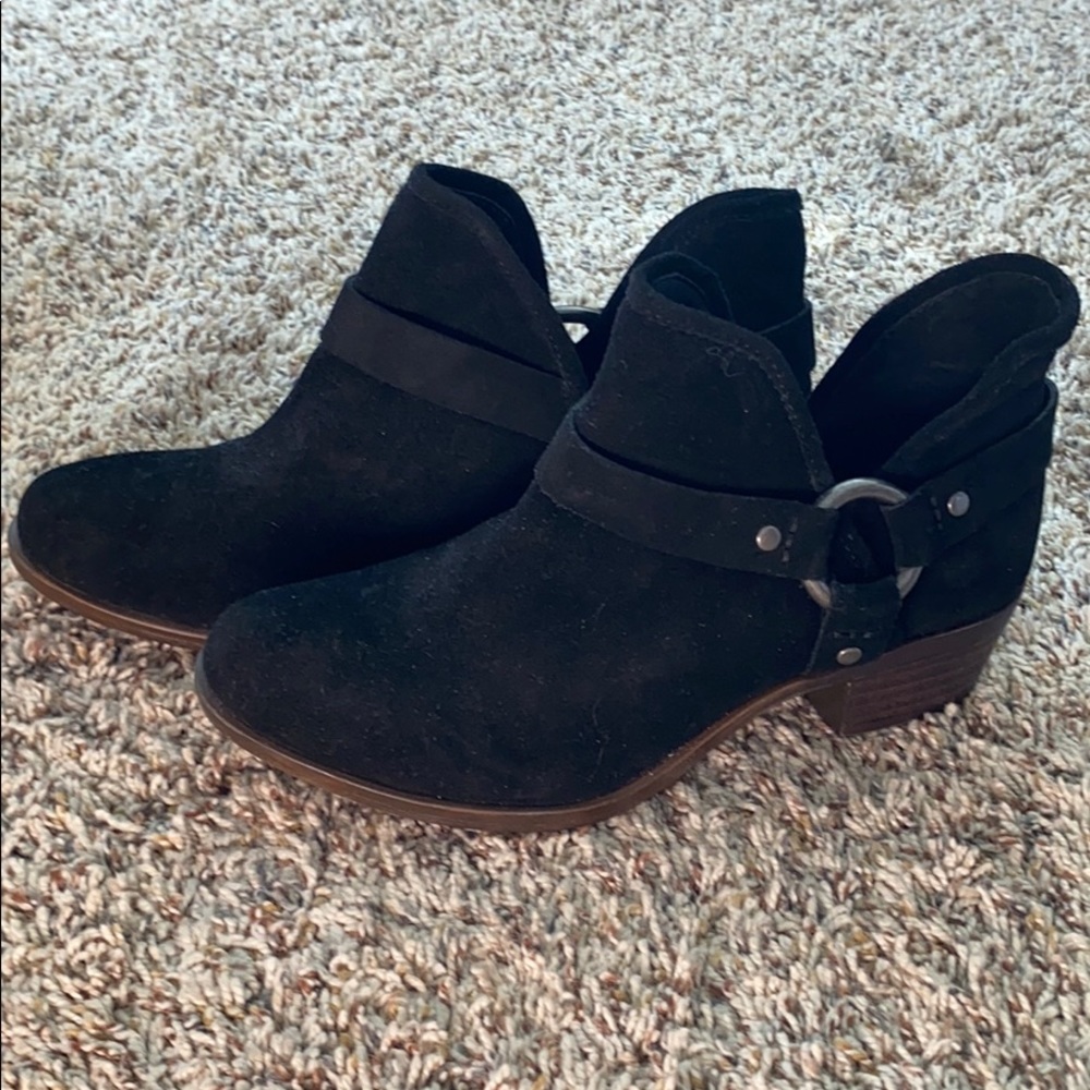 Lucky Brand suede booties
